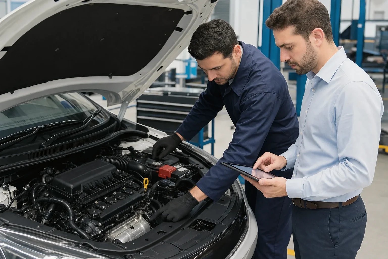 Profissional registrando o cadastro de motor em um despachante em Itabira.